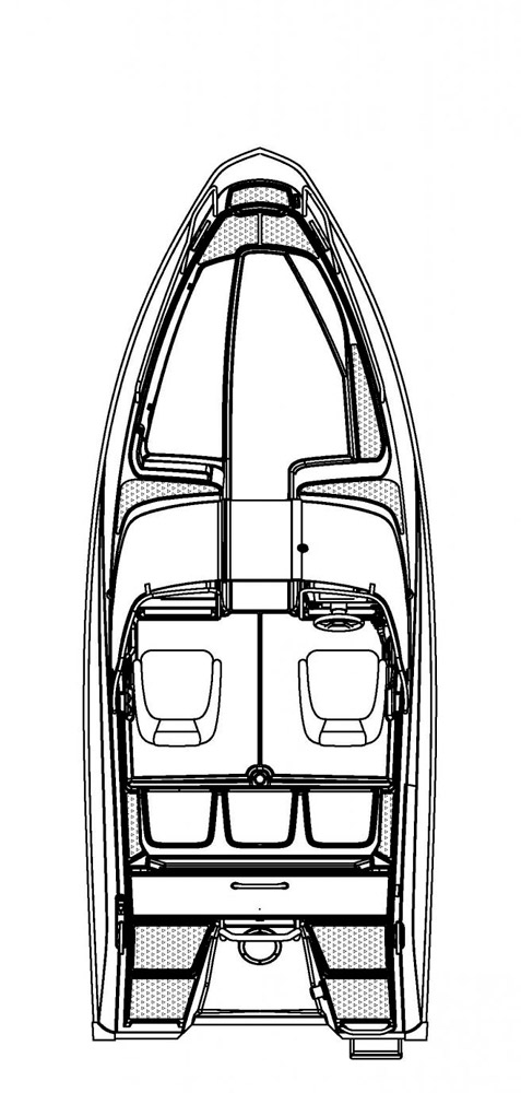 Схема катера Buster XLe