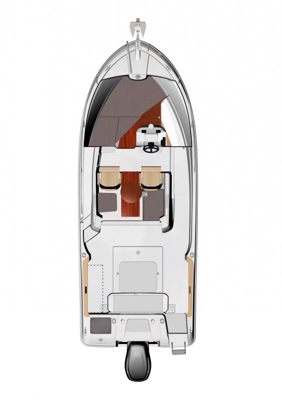 Схема катера Jeanneau Merry Fisher 695 Marlin