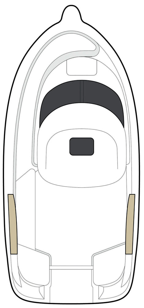 Схема катера Quicksilver 500 Pilothouse