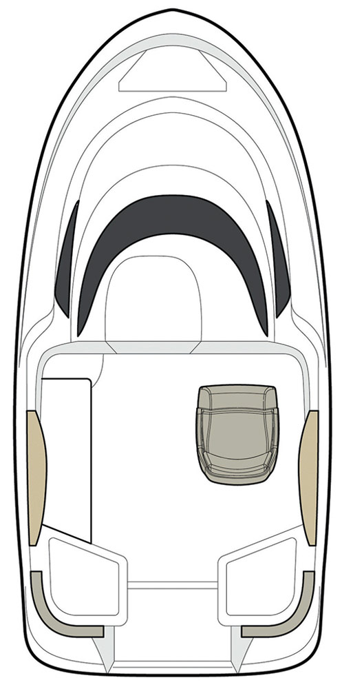 Схема катера Quicksilver Activ 430 Cabin