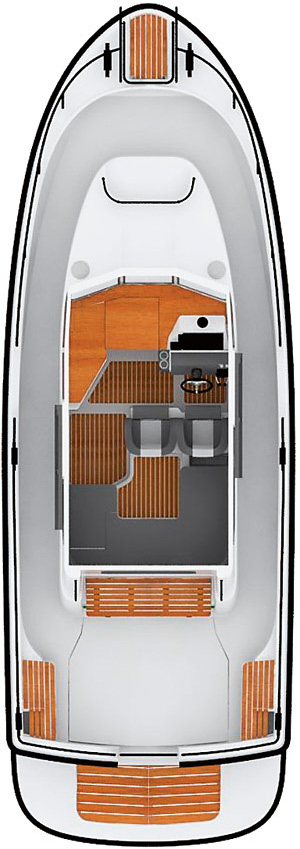 Схема катера Sargo 28 Explorer