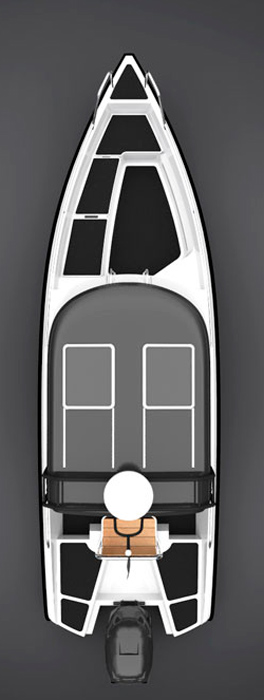 Схема катера Xo 240 RS Cabin