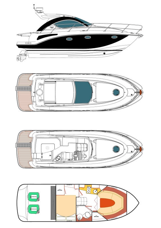 Яхта Pearlsea 31 Coupe
