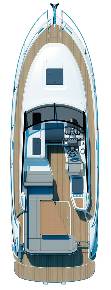 Схема катера Bavaria Sport 300 S