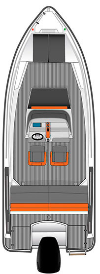 Схема катера Bella 600 R