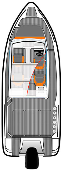 Схема катера Катер Bella 700 Raid