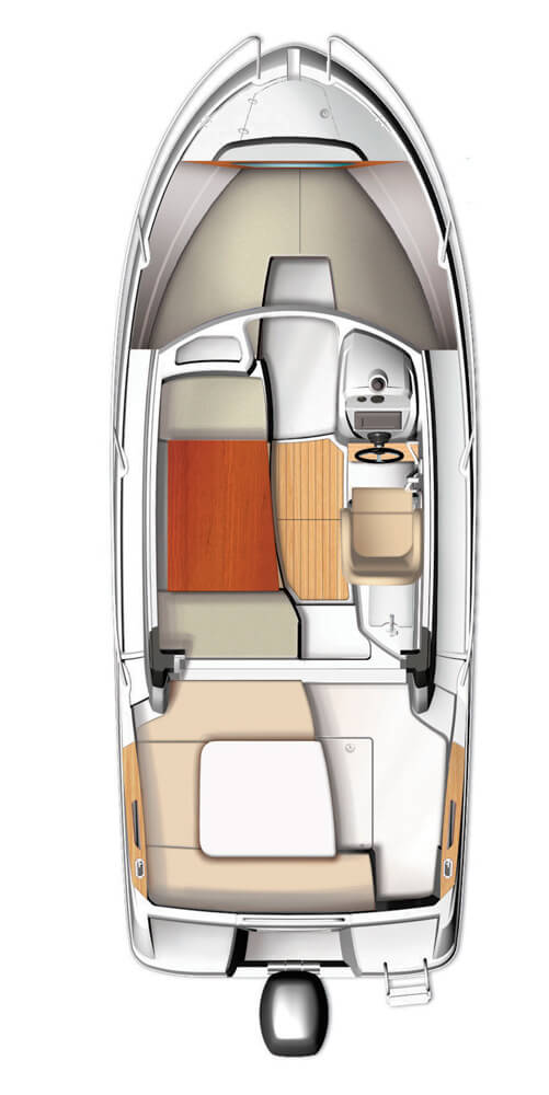 Схема катера Beneteau Antares 6.80
