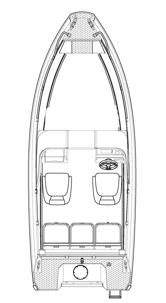 Схема катера Buster X