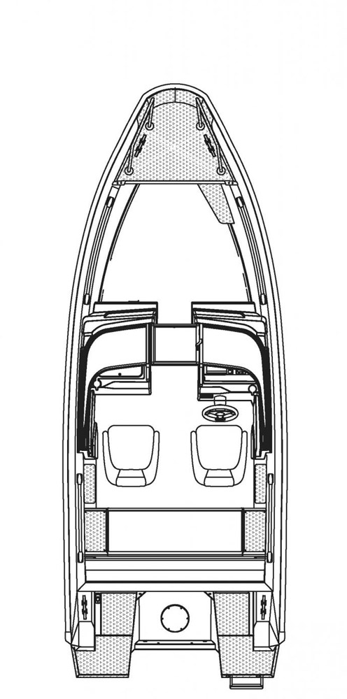 Схема катера Buster XL