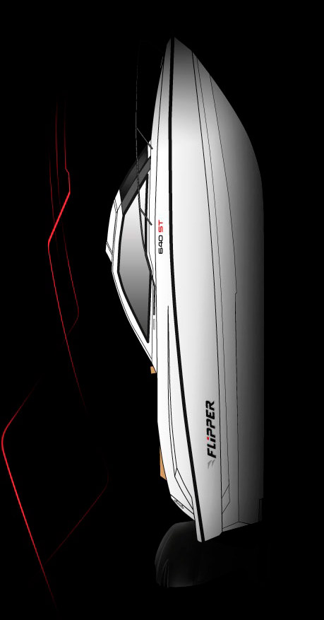 Схема катера Flipper 640 ST