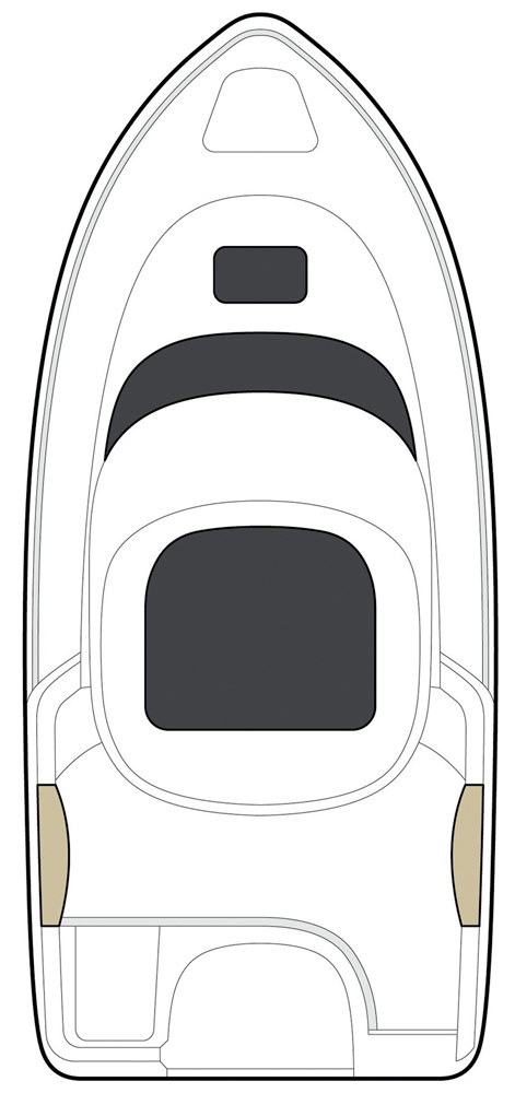 Схема катера Quicksilver 530 Pilothouse