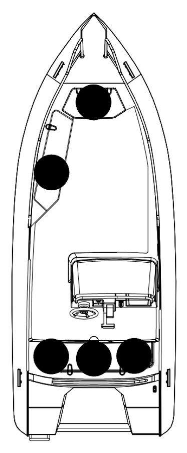 Схема катера Silver Fox Avant 485