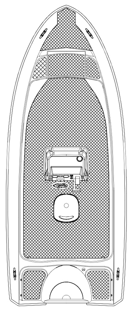 Схема катера Silver Hawk CC 540
