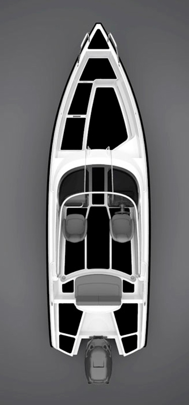 Схема катера Xo 240 RS I/0