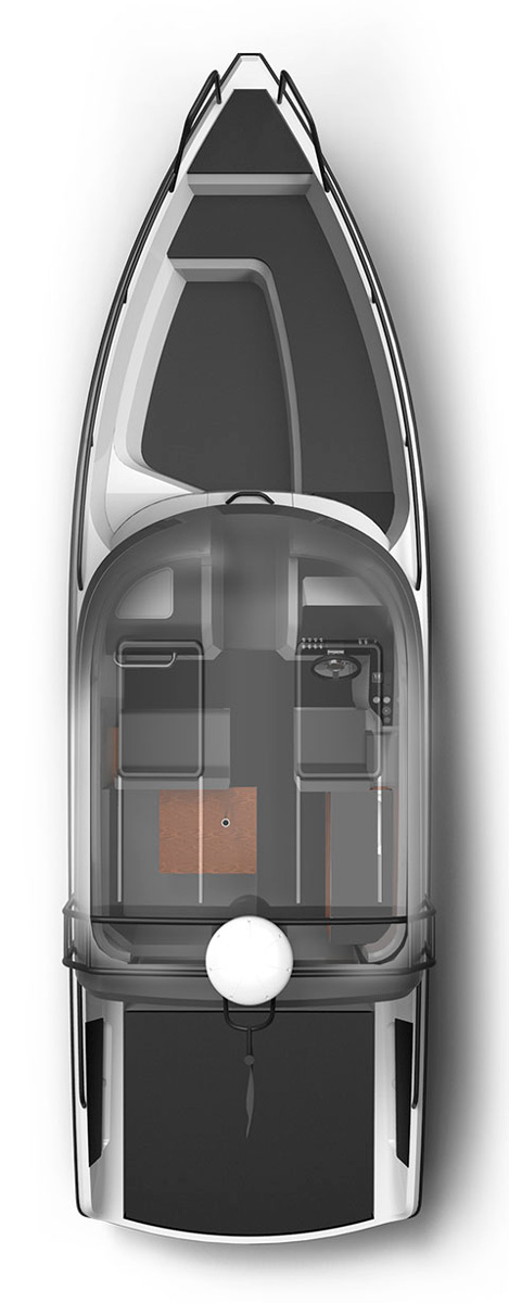 Схема катера Xo 270 RS Cabin